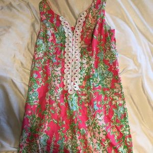 Lilly Pulitzer Hot Pink Floral Dress